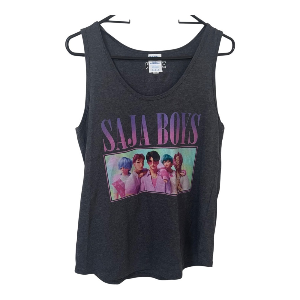 Port and company Netflix kpop demon hunters saja boys graphic sleeveless tank L